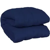 vidaXL Couverture lestée Bleu 235x290 cm 11 kg Tissu