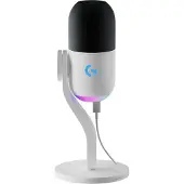 Logitech Yeti GX Microphone RGB Dynamique Blanc