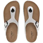 CMP ECO Mymosa WMN, sandales plates blanches (A001), taille 39