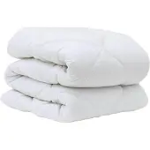 vidaXL - Couverture d'hiver 202 x 201 x 5 cm, polyester, blanc