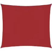 vidaXL Voile de parasol tissu oxford rectangulaire 2,5x3 m rouge