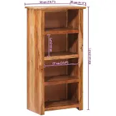 vidaXL Bibliothèque 50x30x100 cm Bois massif