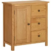 vidaXL Armoire de cuisine 70 x 35 x 75 cm en chêne massif