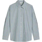 Marc o'polo DENIM Chemisier bleu clair / brun foncé / blanc
