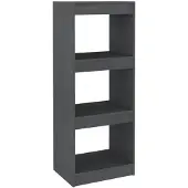 vidaXL Bibliothèque/Séparateur de pièce Gris 40x30x103,5 cm Pin massif