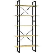 vidaXL Bibliothèque à 5 niveaux 80x30x175 cm Bois de pin