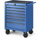 HBM Chariot à outils 7 tiroirs, bleu