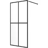 vidaXL Walk -in Duschwand 90x195 cm transparentes Temperaturglas