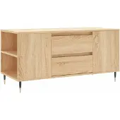 vidaXL Table basse chêne Sonoma 102x44,5x50 cm Bois composite
