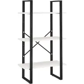 vidaXL Étagère de rangement Blanc 60x30x105 cm Bois de pin massif