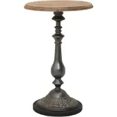 vidaXL Table d'appoint Bois de sapin massif 40 x 64 cm Marron