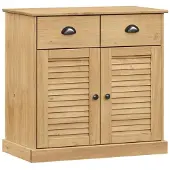 vidaXL Sideboard avec tiroirs VIGO 78x40x75 cm pin massif