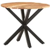vidaXL Table d'appoint 68x68x56 cm Bois d'acacia massif