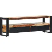 vidaXL Meuble TV 120x30x40 cm Bois de Sesham solide