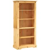 vidaXL Bibliothèque 5 niveaux Gamme Corona Pin mexicain 80x40x170 cm