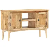 vidaXL Buffet 100 x 35 x 60 cm bois massif mangue