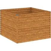 vidaXL Potager surélevé 100x100x69 cm Acier Corten