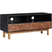 vidaXL Armoire TV 100x35x45 cm acacia massif et MDF
