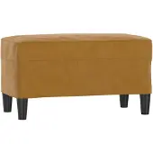 vidaXL Banc Marron 70x35x41 cm Velours