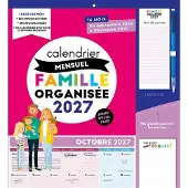 Larousse Calendrier mensuel Famille organisée 2027 - Collectif