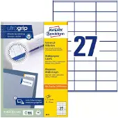 Avery Zweckform A4 70x32 Mm Stickers Clair Enfants