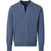 Casamoda Casual Regular Fit Cardigan bleu, Unicolore