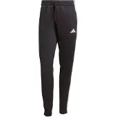 Adidas Pantalon de sport 'ESSENTIALS 3-STRIPES FLEECE SLIM' noir / blanc