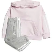 Adidas Survêtement 'Essentials' gris chiné / rose