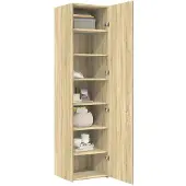 vidaXL Highboard chêne Sonoma 45x42,5x185 cm Matériau dérivé du bois