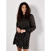 Apricot Robe or / noir