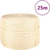 vidaXL Corde 100 % sisal 10 mm 25 m