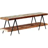 vidaXL Meuble TV 160x40x50 cm Bois de récupération massif247886