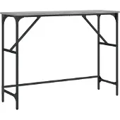 vidaXL Table console sonoma gris 100x32x75 cm bois d'ingénierie