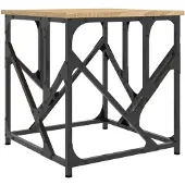 vidaXL Table basse en chêne Sonoma 45x45x47,5 cm Matériau dérivé du bois