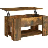 vidaXL Table basse chêne fumé 79x49x41 cm bois composite