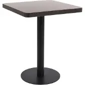 vidaXL Table de bistrot marron foncé 60x60 cm MDF