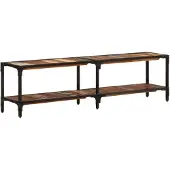 vidaXL Armoire TV 150x30x41 cm Vieux bois massif