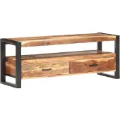 vidaXL Armoire TV 120x35x45 cm en bois massif avec finition palissandre