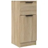 vidaXL Sideboard Chêne Sonoma 30x30x70 cm Matériau dérivé du bois