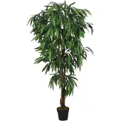 vidaXL Manguier artificiel 450 feuilles 120 cm vert