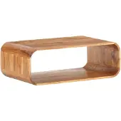 vidaXL Table basse 90x50x30 cm acacia massif