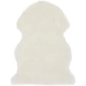 vidaXL Tapis 60 x 90 cm Peau de mouton synthétique Blanc