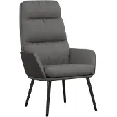 vidaXL Fauteuil relax gris clair Tissu