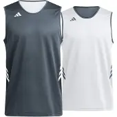 Adidas T-Shirt fonctionnel '3G Speed' gris foncé / blanc
