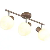 Globo Lampe de plafond Eileen 3 café brun clair