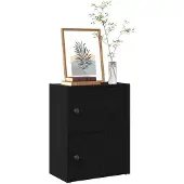 vidaXL Bibliothèque chêne noir 40x24x52 cm bois d'ingénierie