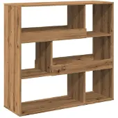 Super Merchant Bibliothèque/Séparateur de pièce chêne artisanal 100x33x94,5 cm