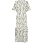 B.young Robe 'BYHalba' olive / blanc