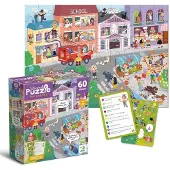 Dodo Wimmelpuzzle 60 La ville des métiers