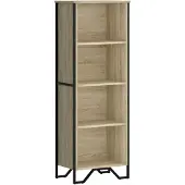 vidaXL Bibliothèque chêne sonoma 50x31x137,5 cm bois d'ingénierie